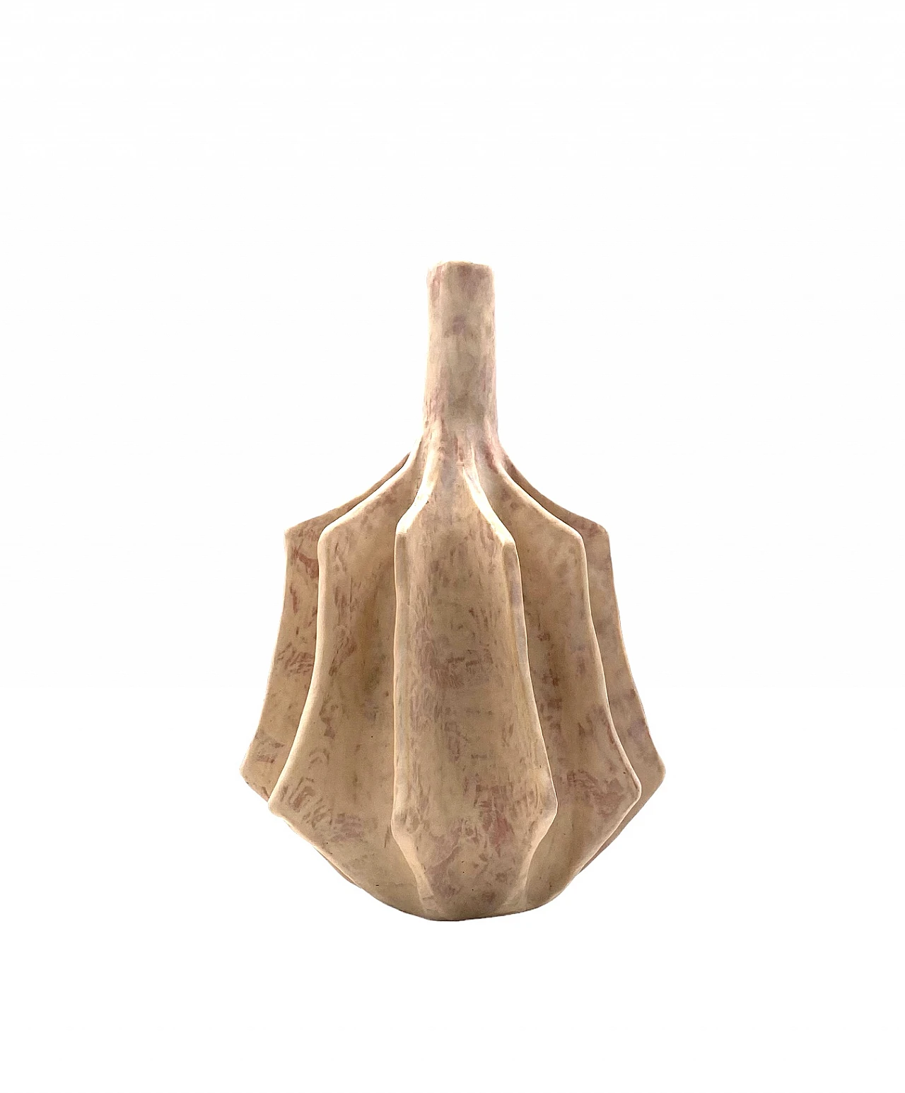 French white terracotta vase, 1970s 21