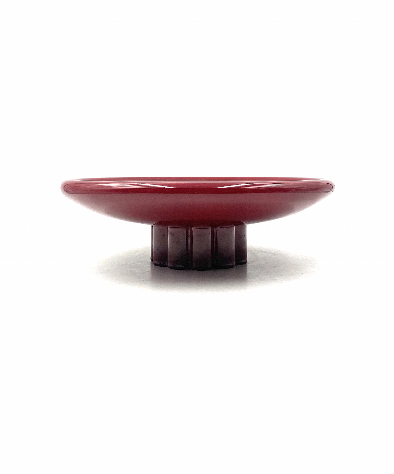 Art Deco red ceramic centerpiece by Paul Millet, 1930s 1