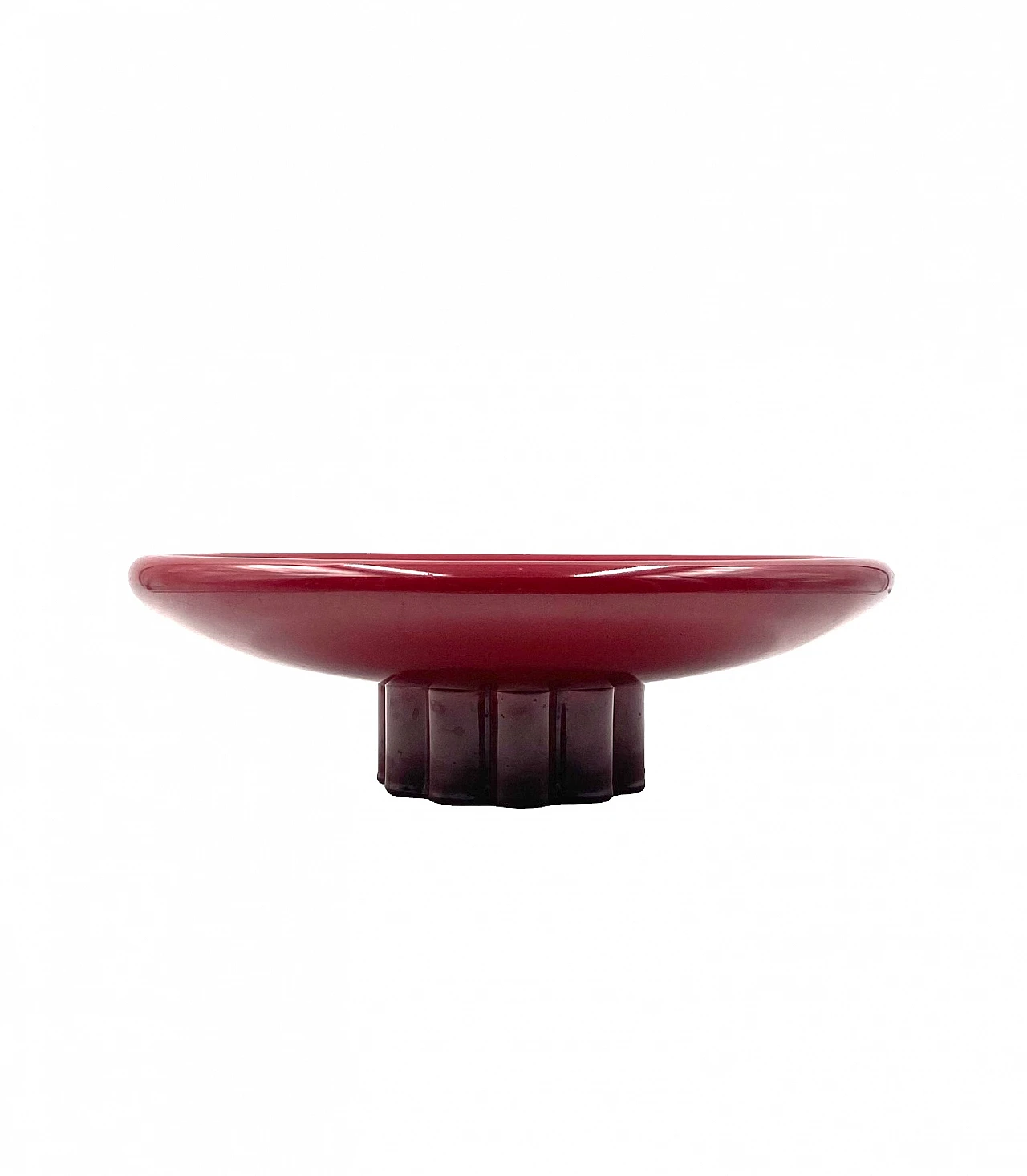 Art Deco red ceramic centerpiece by Paul Millet, 1930s 10