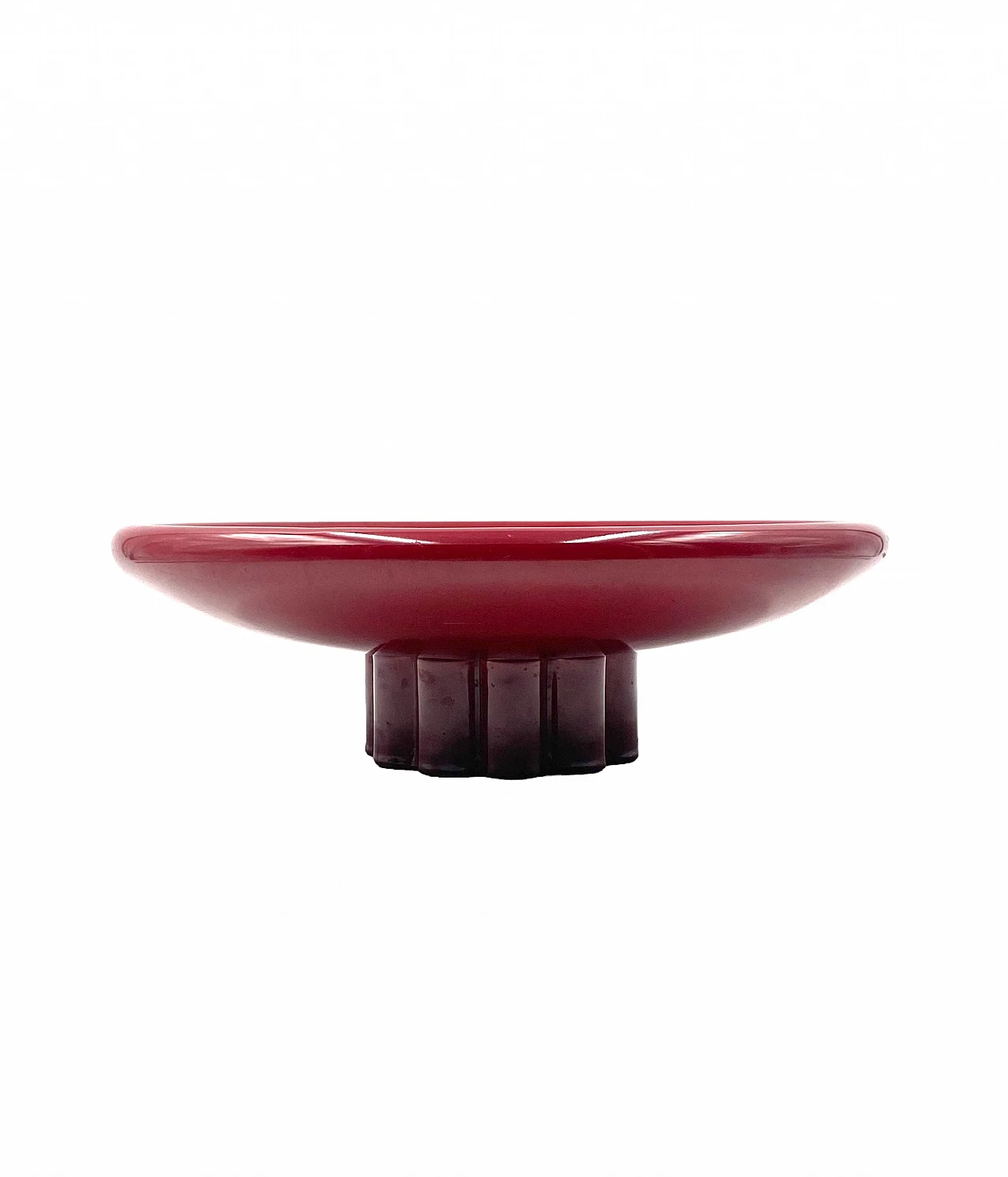 Art Deco red ceramic centerpiece by Paul Millet, 1930s 11
