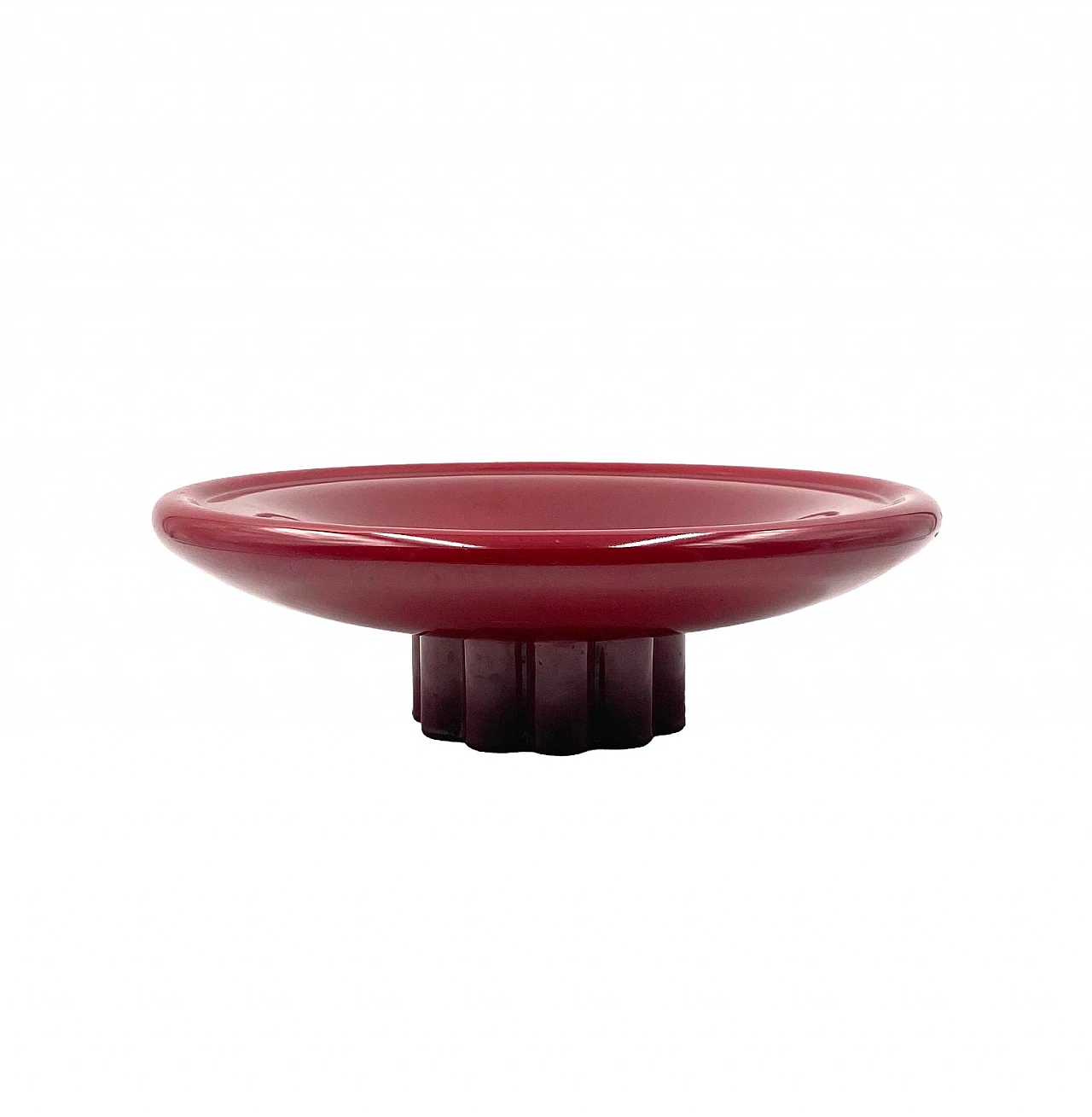 Art Deco red ceramic centerpiece by Paul Millet, 1930s 12