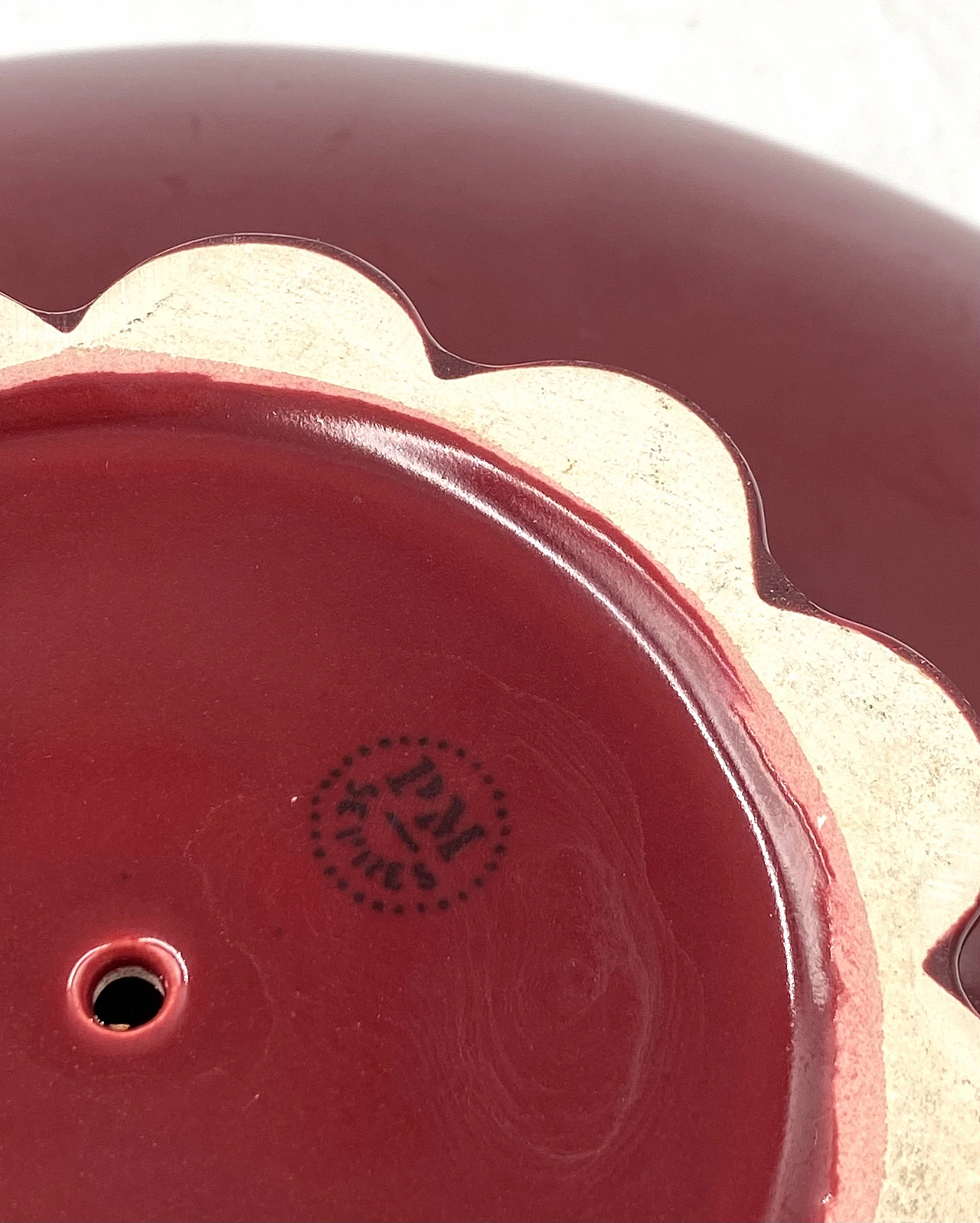 Art Deco red ceramic centerpiece by Paul Millet, 1930s 16