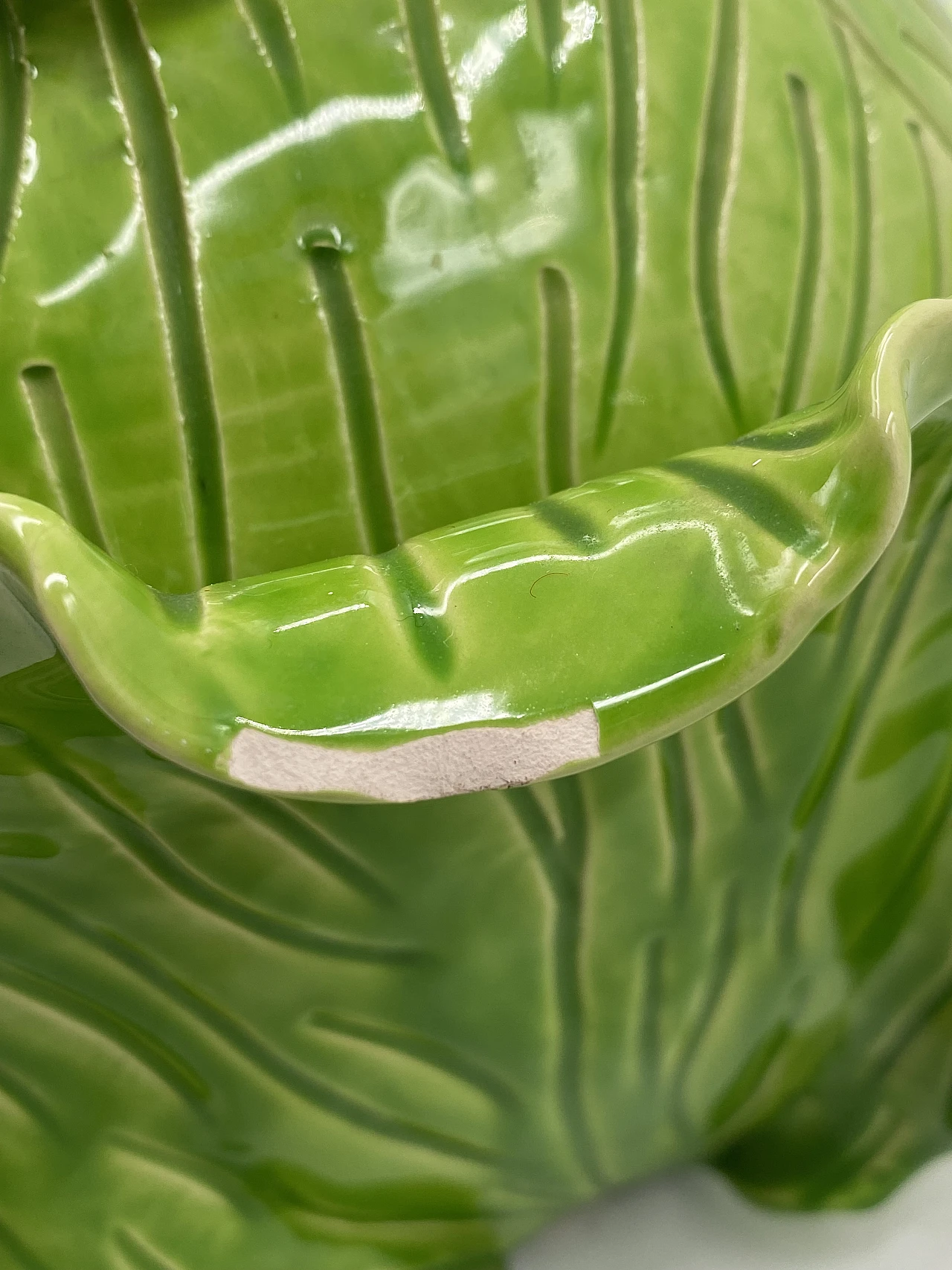 Lampada da tavolo lattuga in ceramica di Jean Roger, anni '50 28