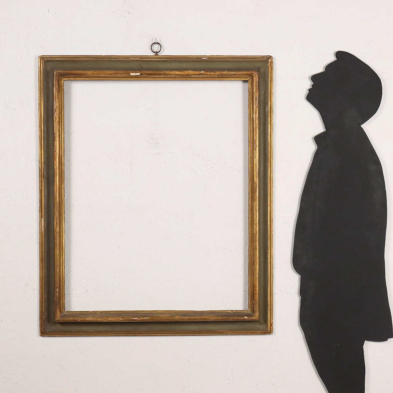 Cornice in legno laccato e dorato, '700 2