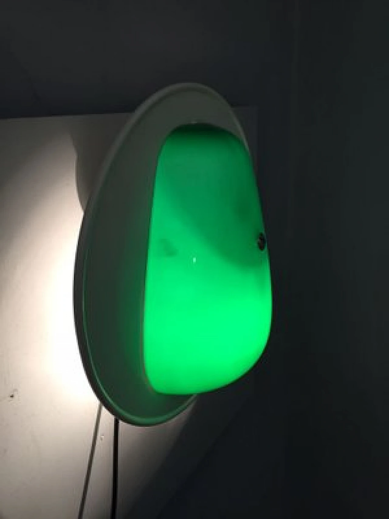 Glass wall light by A. Tihany & J. Mancini for Foscarini, 1980s 3