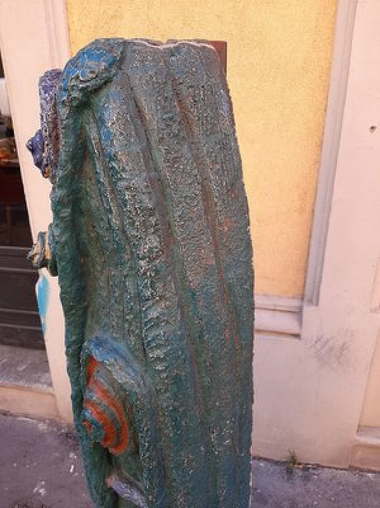 Seaweed, polychrome stoneware sculpture on iron structure, 1950s 7