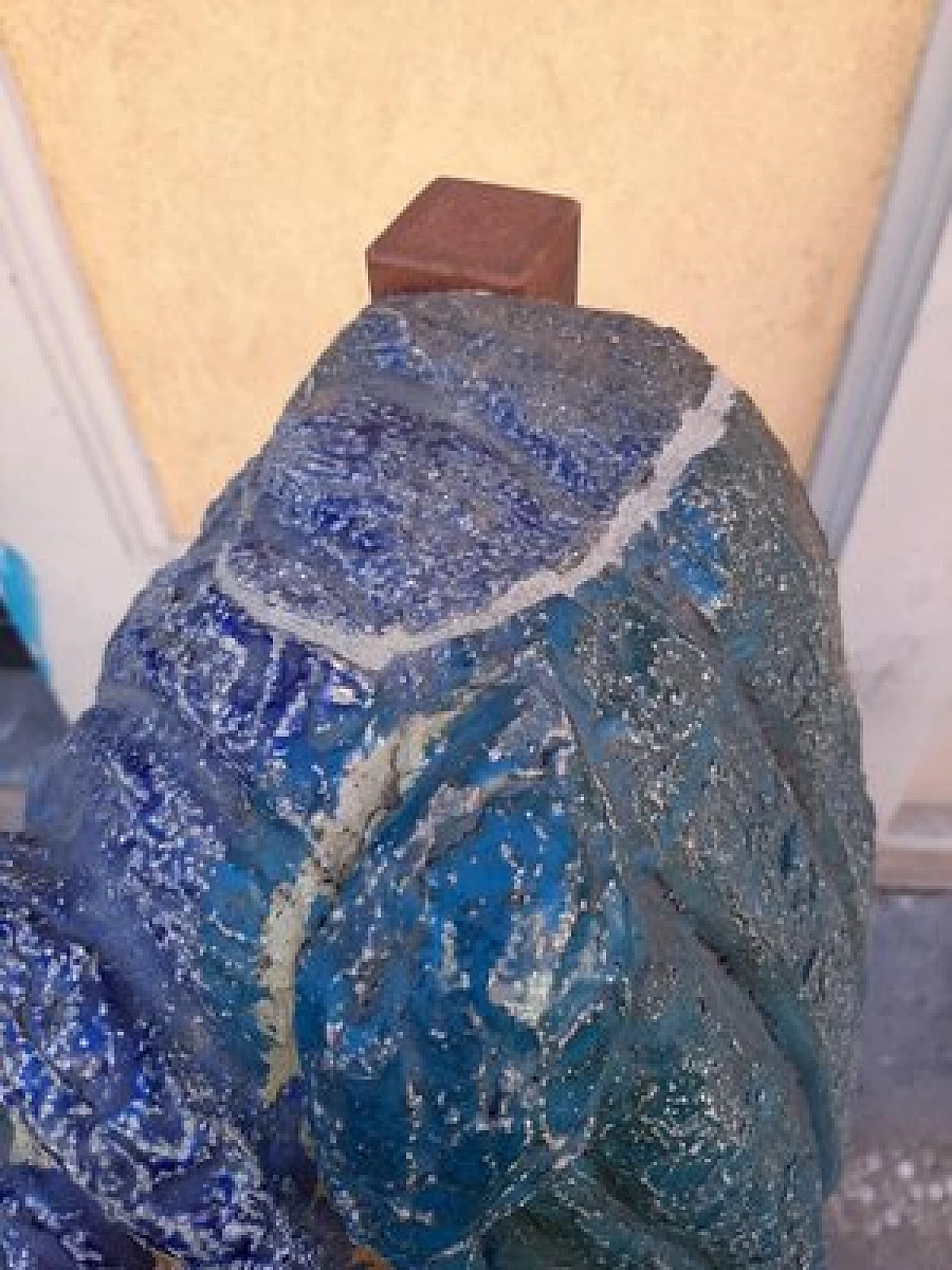 Seaweed, polychrome stoneware sculpture on iron structure, 1950s 8