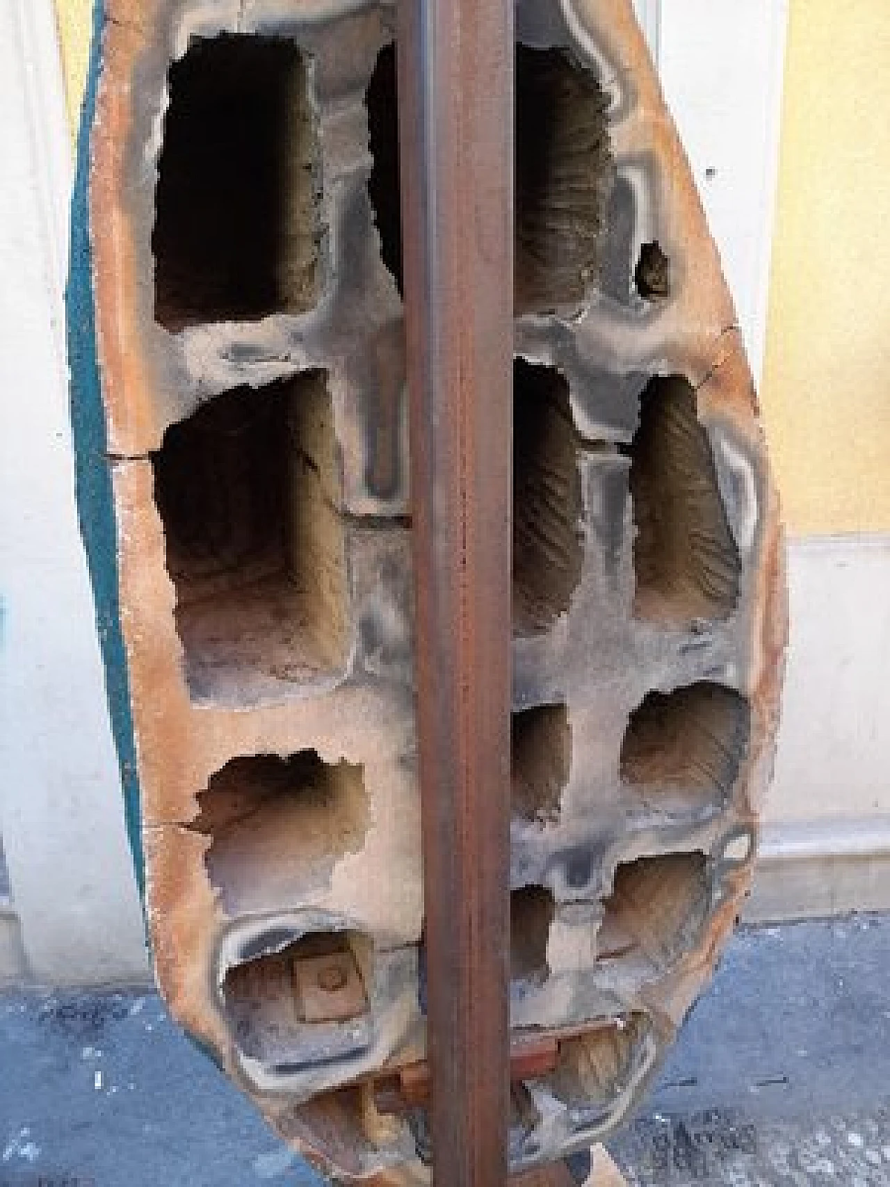 Seaweed, polychrome stoneware sculpture on iron structure, 1950s 11