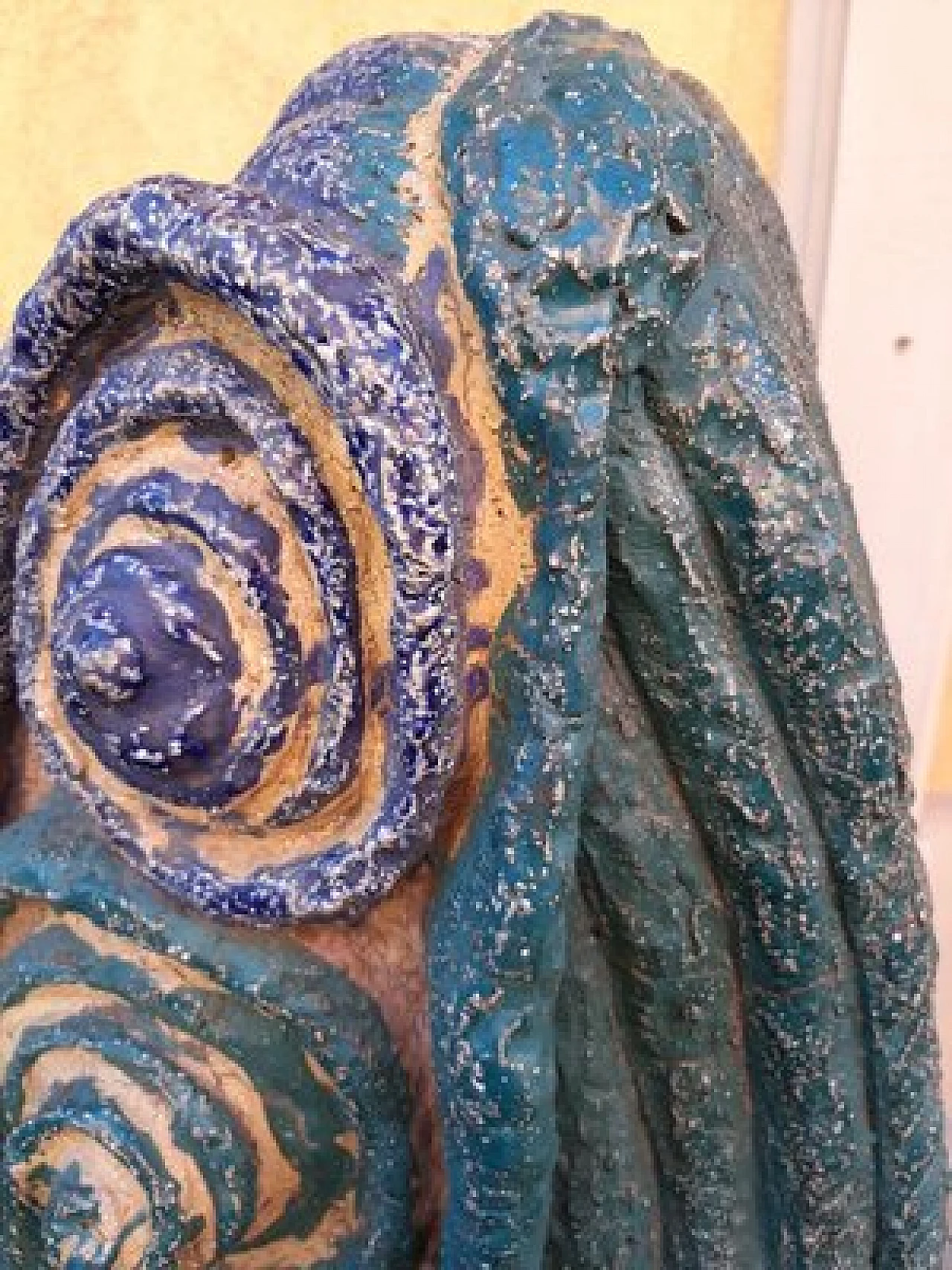 Seaweed, polychrome stoneware sculpture on iron structure, 1950s 16