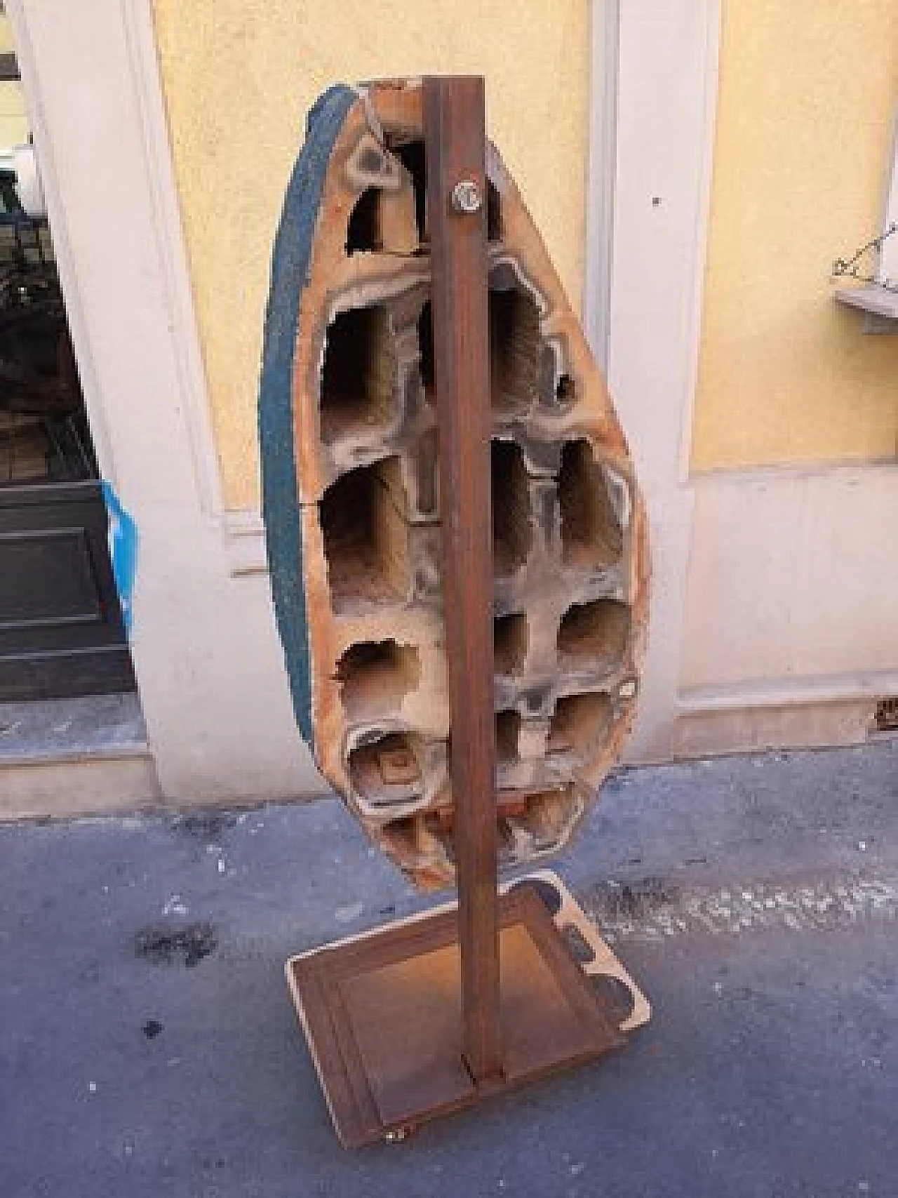 Seaweed, polychrome stoneware sculpture on iron structure, 1950s 19
