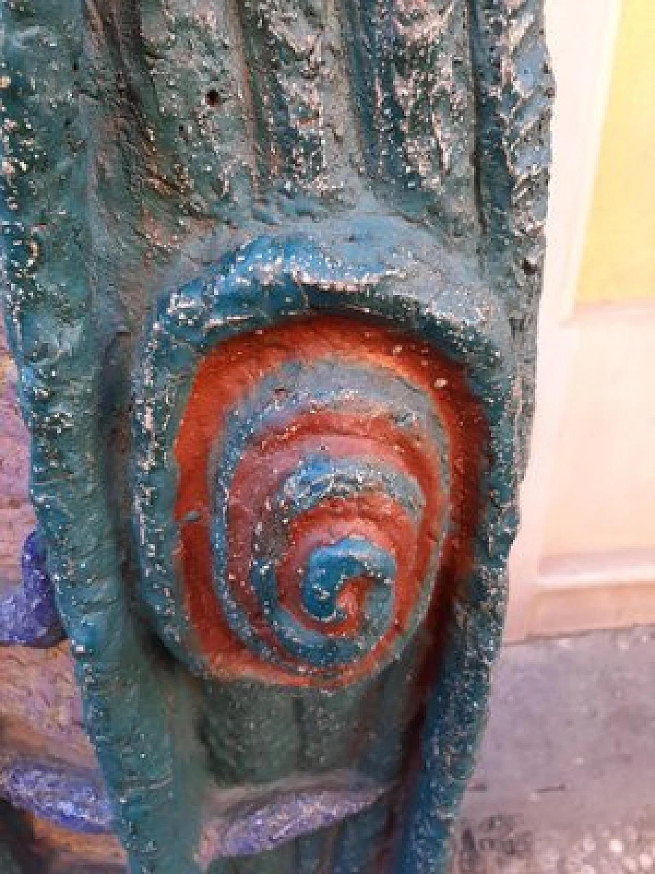 Seaweed, polychrome stoneware sculpture on iron structure, 1950s 21