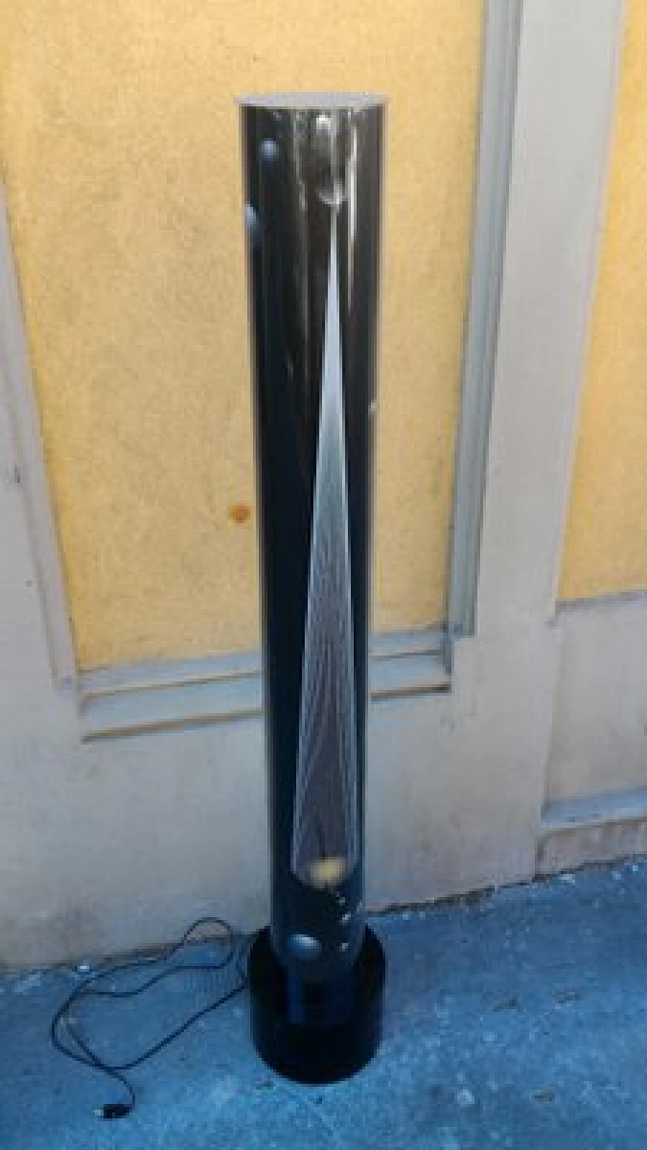 Acrylic glass led floor lamp, 2000s 1