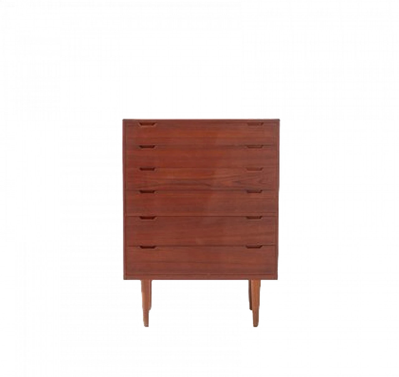 Teak chest of drawers by Svend Langkilde for Langkilde, 1960s 8