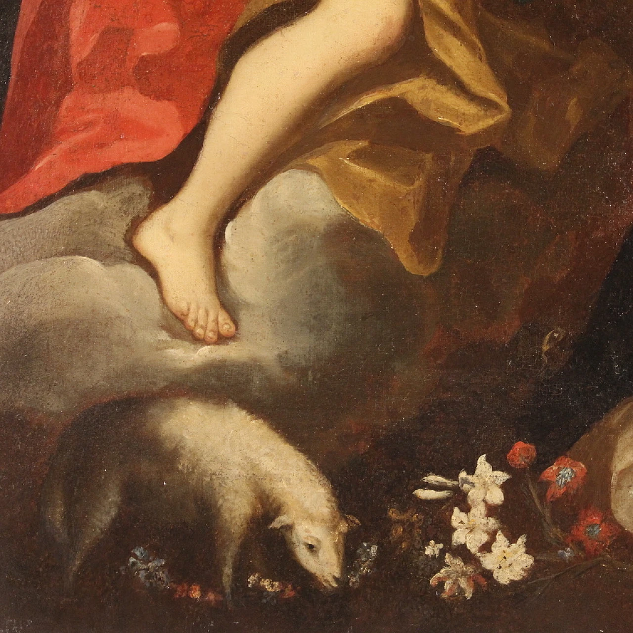 Saint Agnes of Montepulciano, oil painting on canvas, 18th century 11