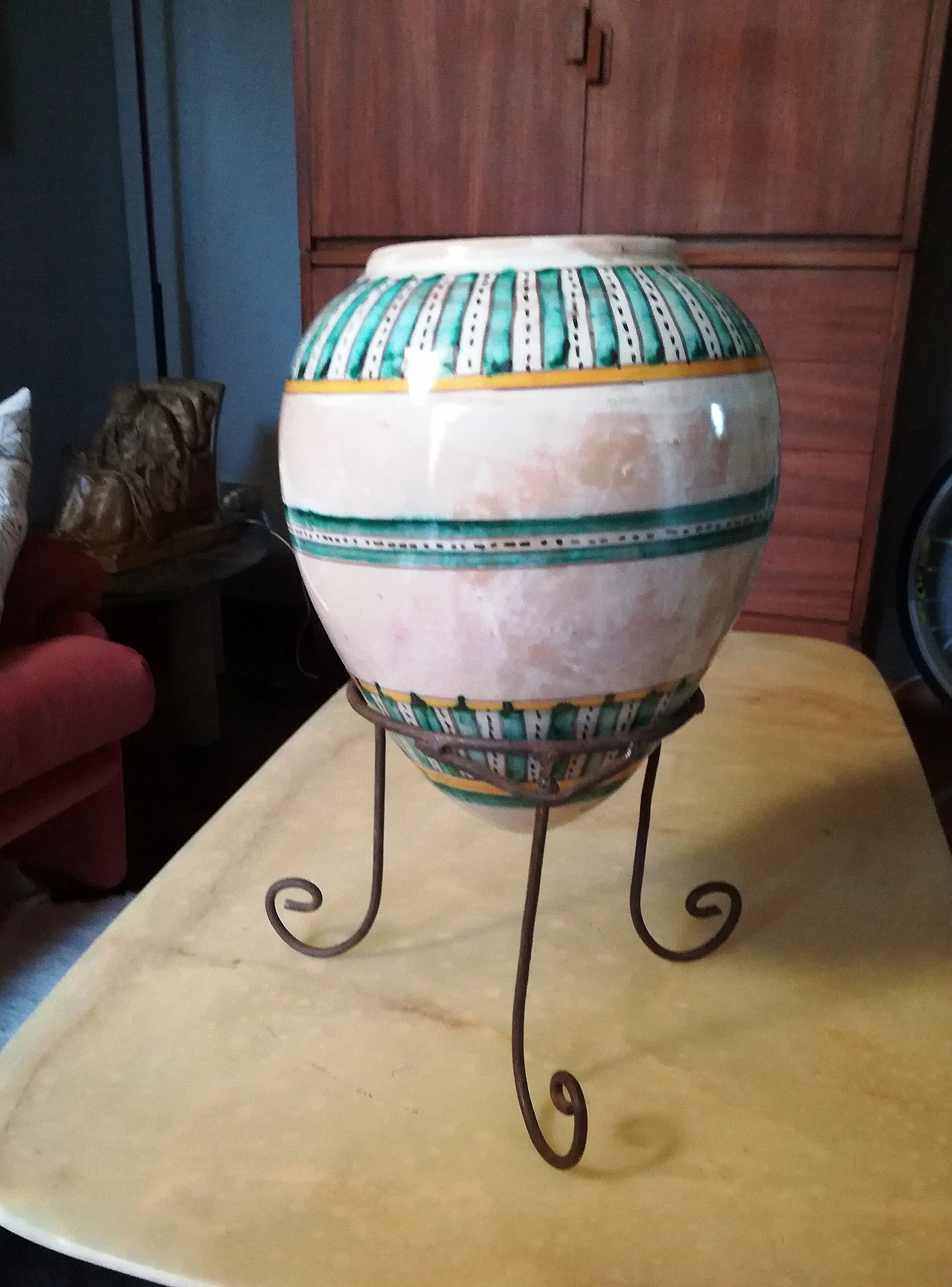 Ceramic amphora vase, 1970s 2