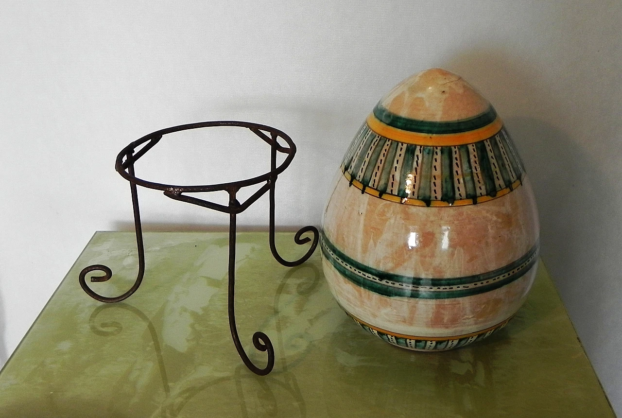 Ceramic amphora vase, 1970s 5