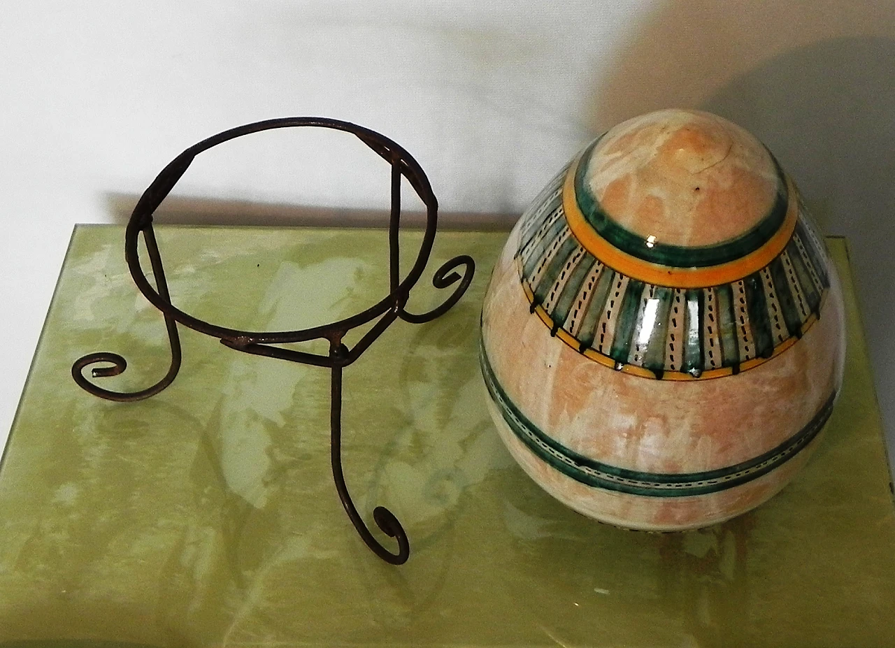 Ceramic amphora vase, 1970s 6