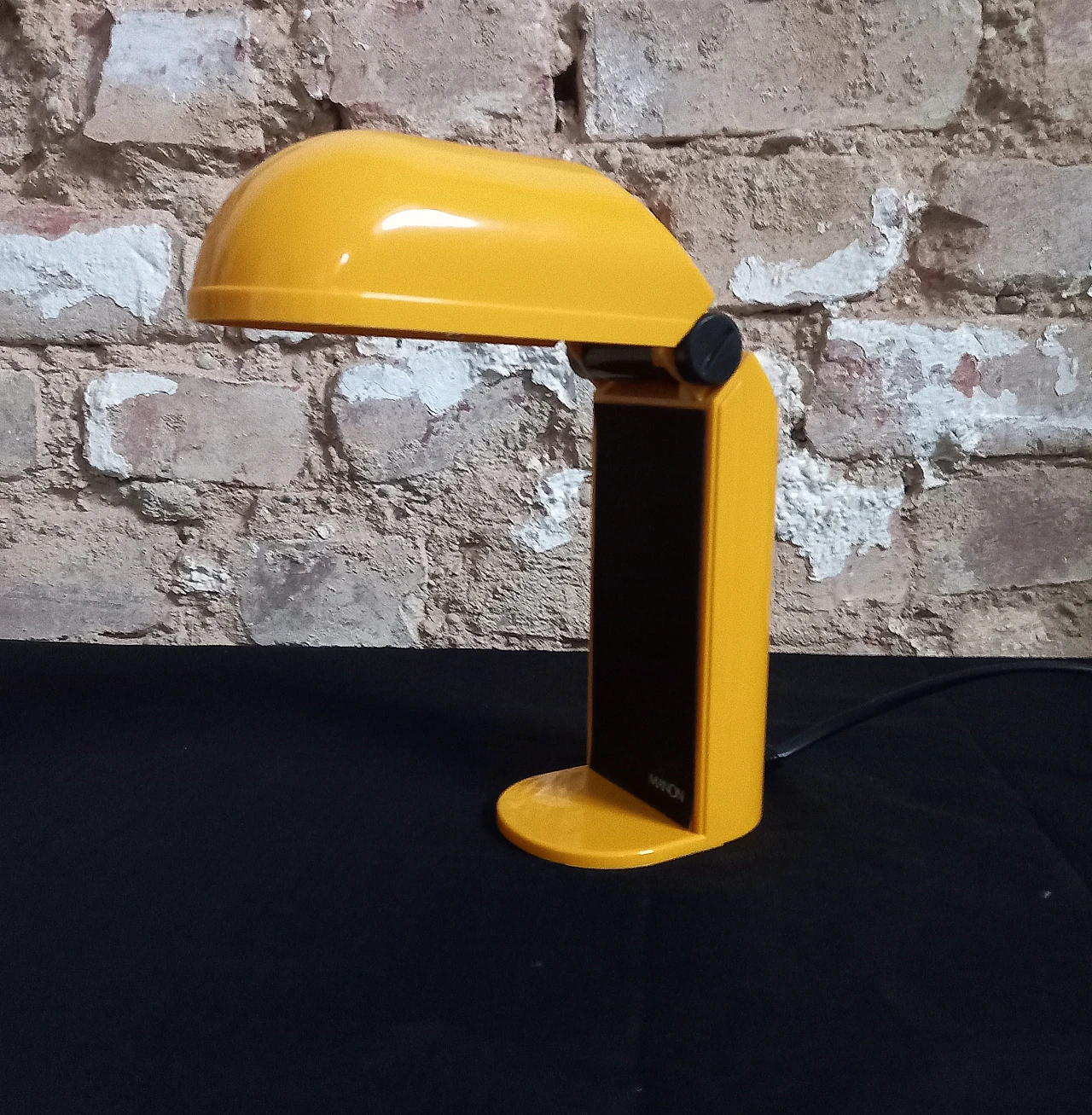 Manon yellow table lamp by Tronconi, 1980s 1