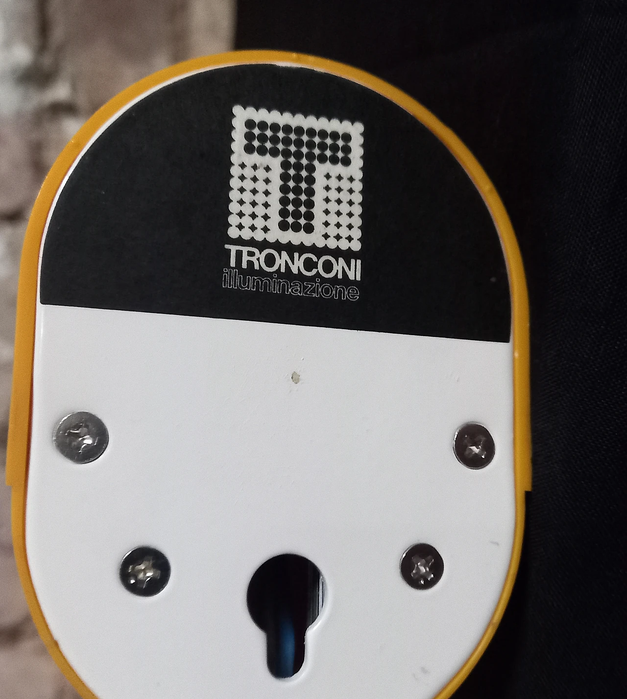 Manon yellow table lamp by Tronconi, 1980s 2