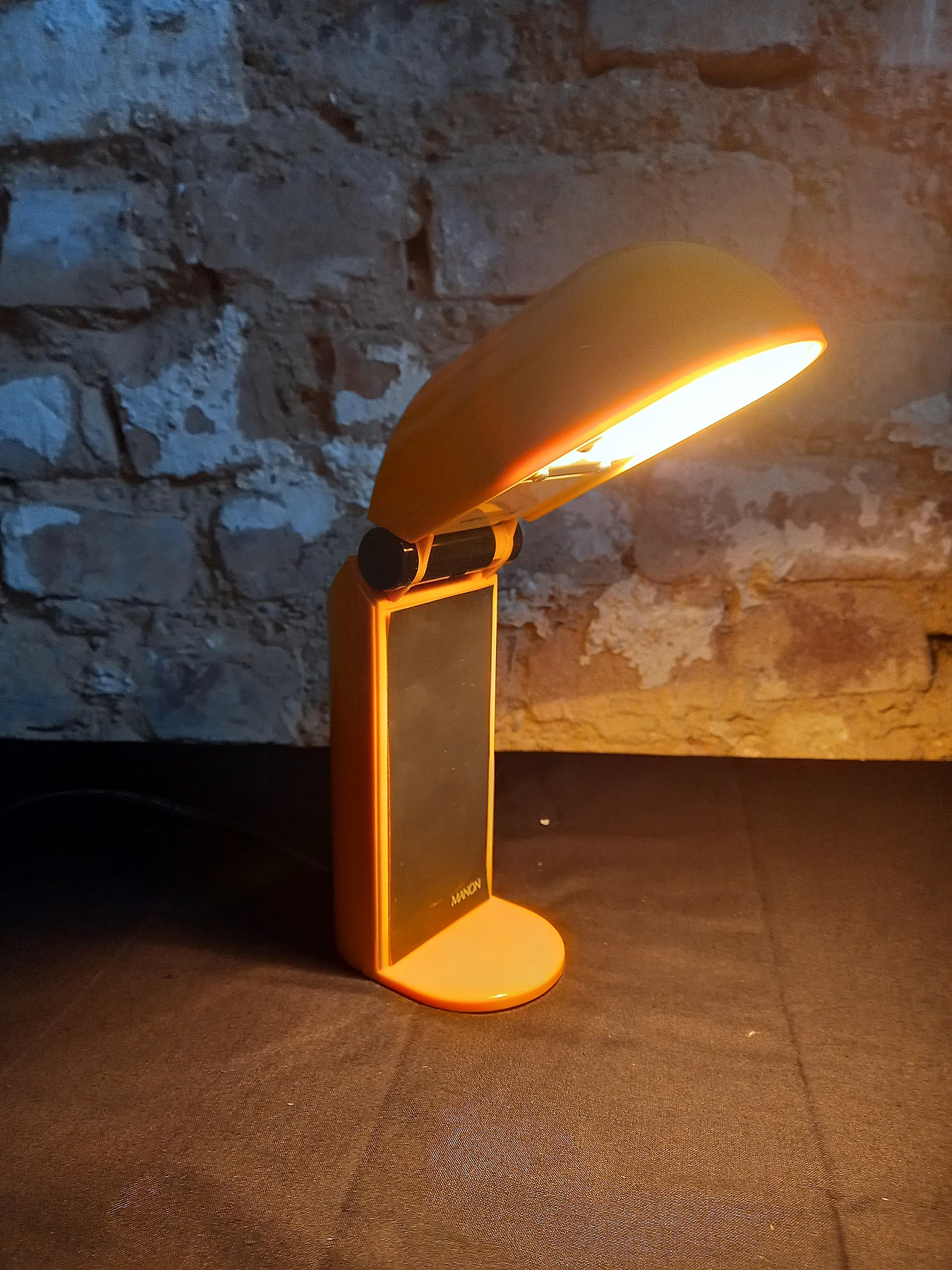Manon yellow table lamp by Tronconi, 1980s 3