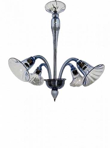 Cappellin Murano glass chandelier, 1930s