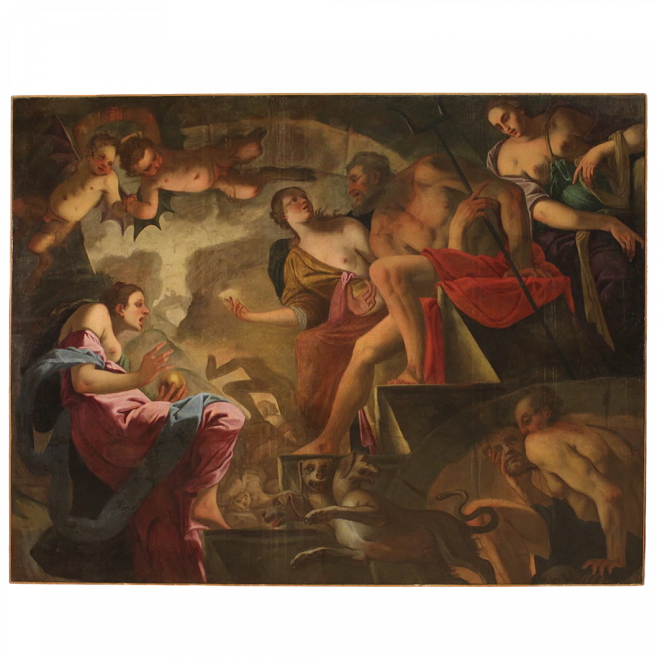 Psiche scende agli inferi, olio su tela, metà '600 16