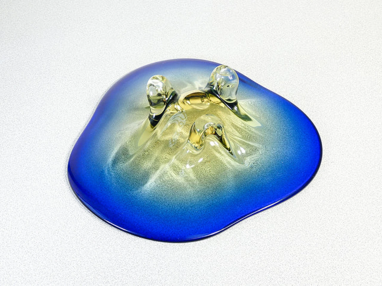 Centrotavola in vetro soffiato policromo di Murano, anni '60 3