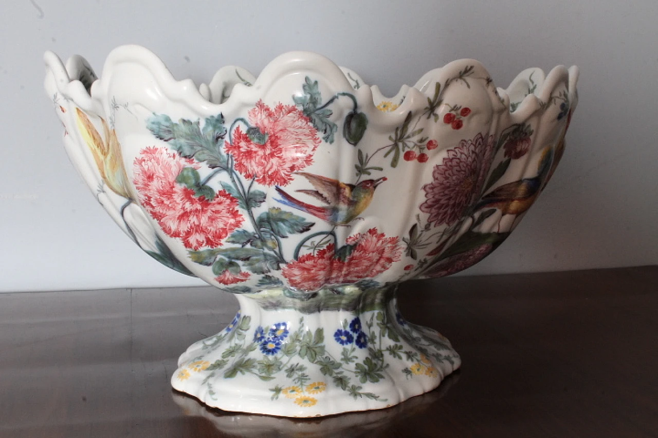 Centrotavola in ceramica Nove Bassano di Antonibon, '800 1