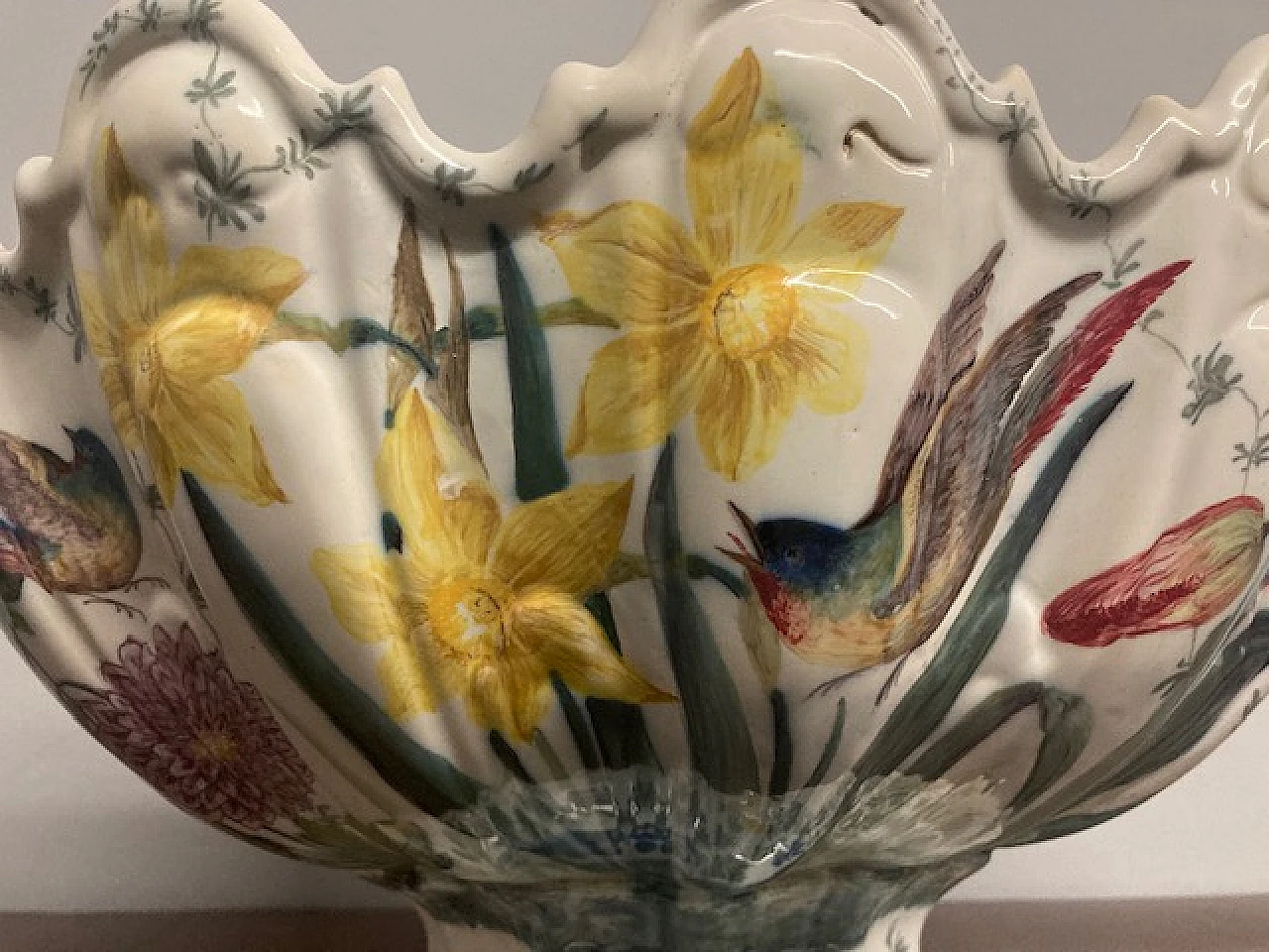 Centrotavola in ceramica Nove Bassano di Antonibon, '800 9