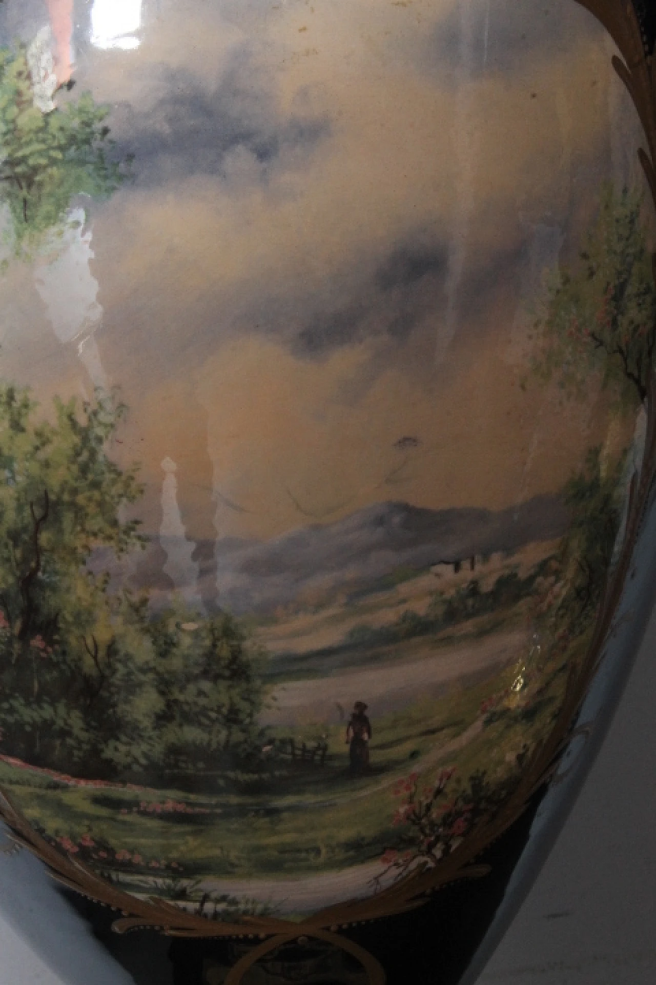 Pair of Sevres porcelain vases with bronzes, early 20th century 15