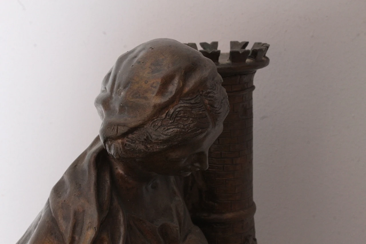 Bronze sculpture depicting Saint Barbara, 19th century 7