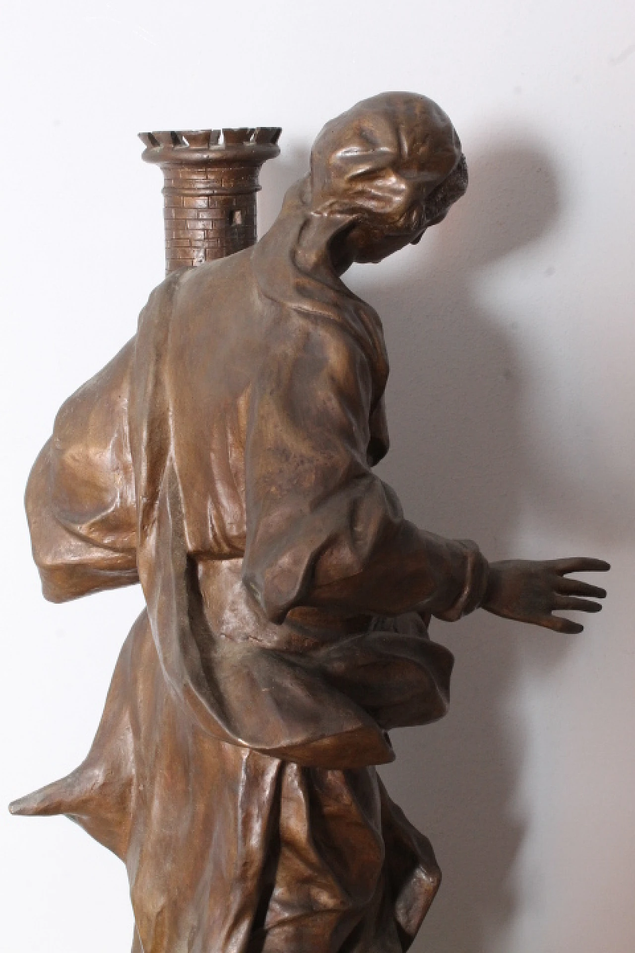 Bronze sculpture depicting Saint Barbara, 19th century 8