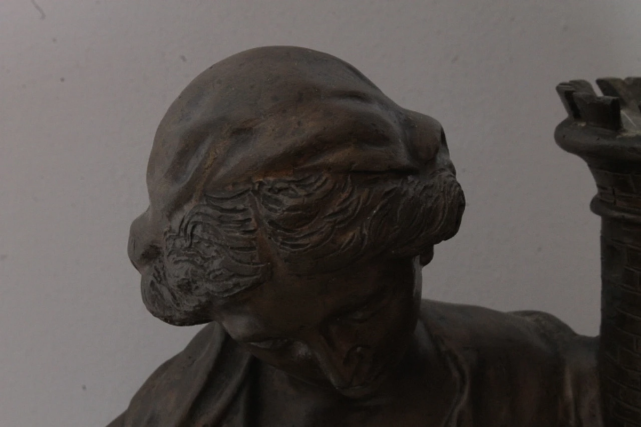 Bronze sculpture depicting Saint Barbara, 19th century 16