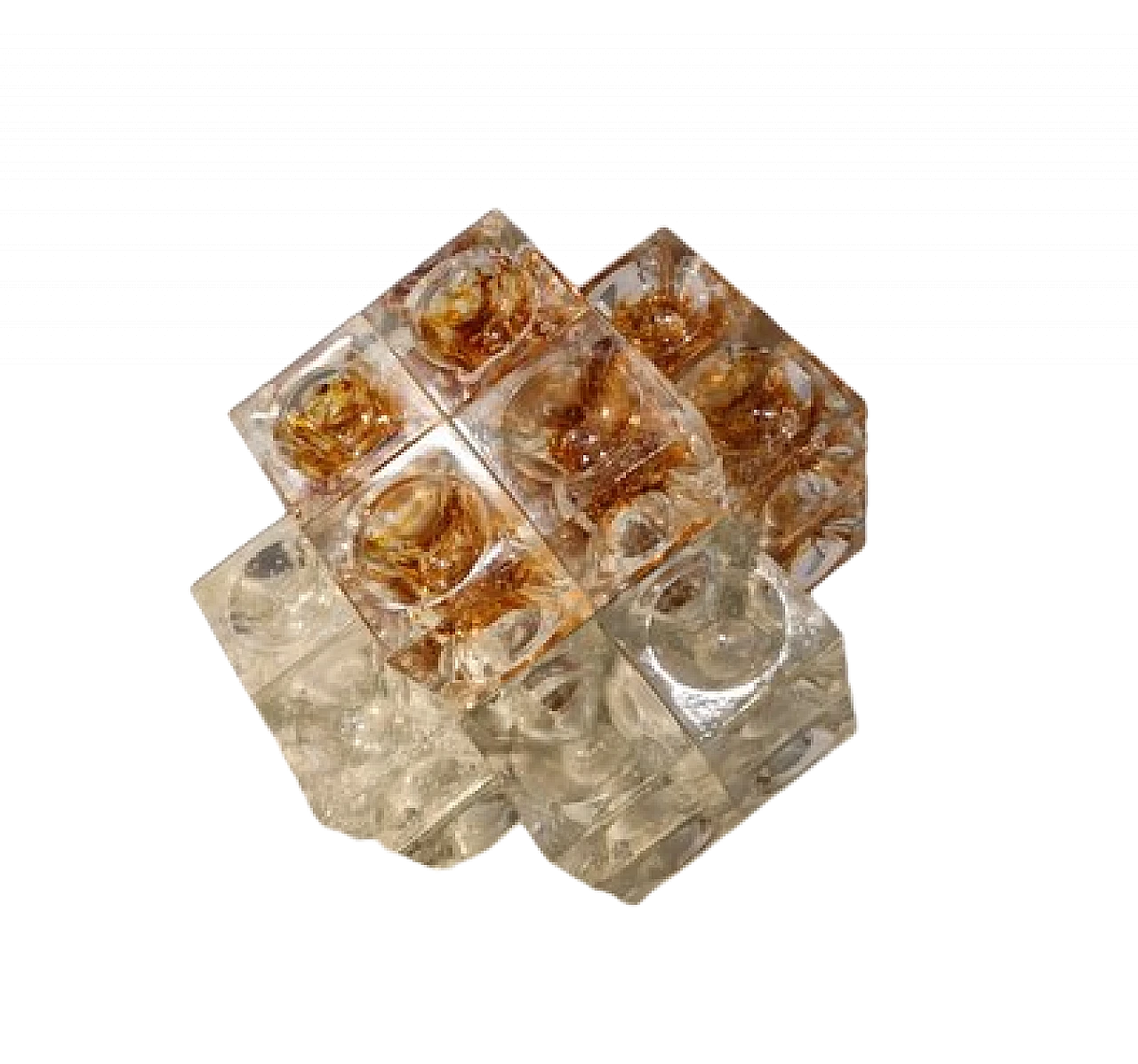 Glass table lamp by Albano Poli for Poliarte, 1960s 11