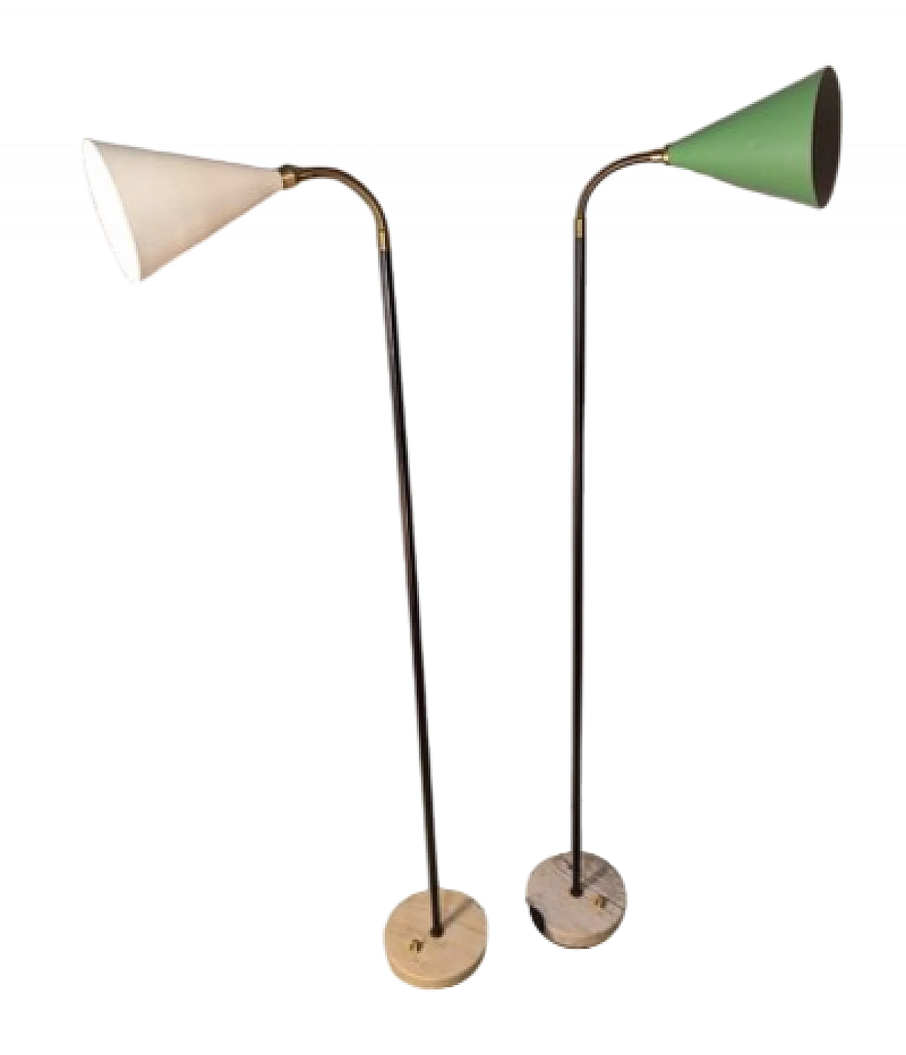 Pair of adjustable floor lamps by Stilux, 1960s 23
