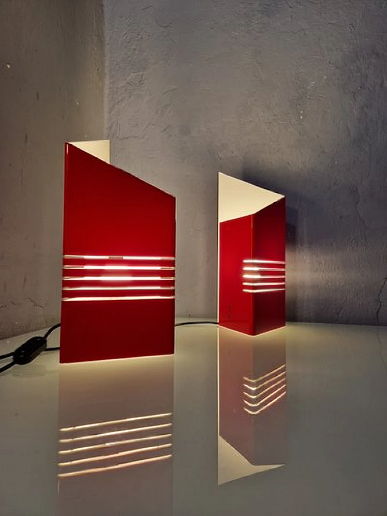 Pair of lamps by Rezzonico and Carmellini for Tronconi, 1980s 4