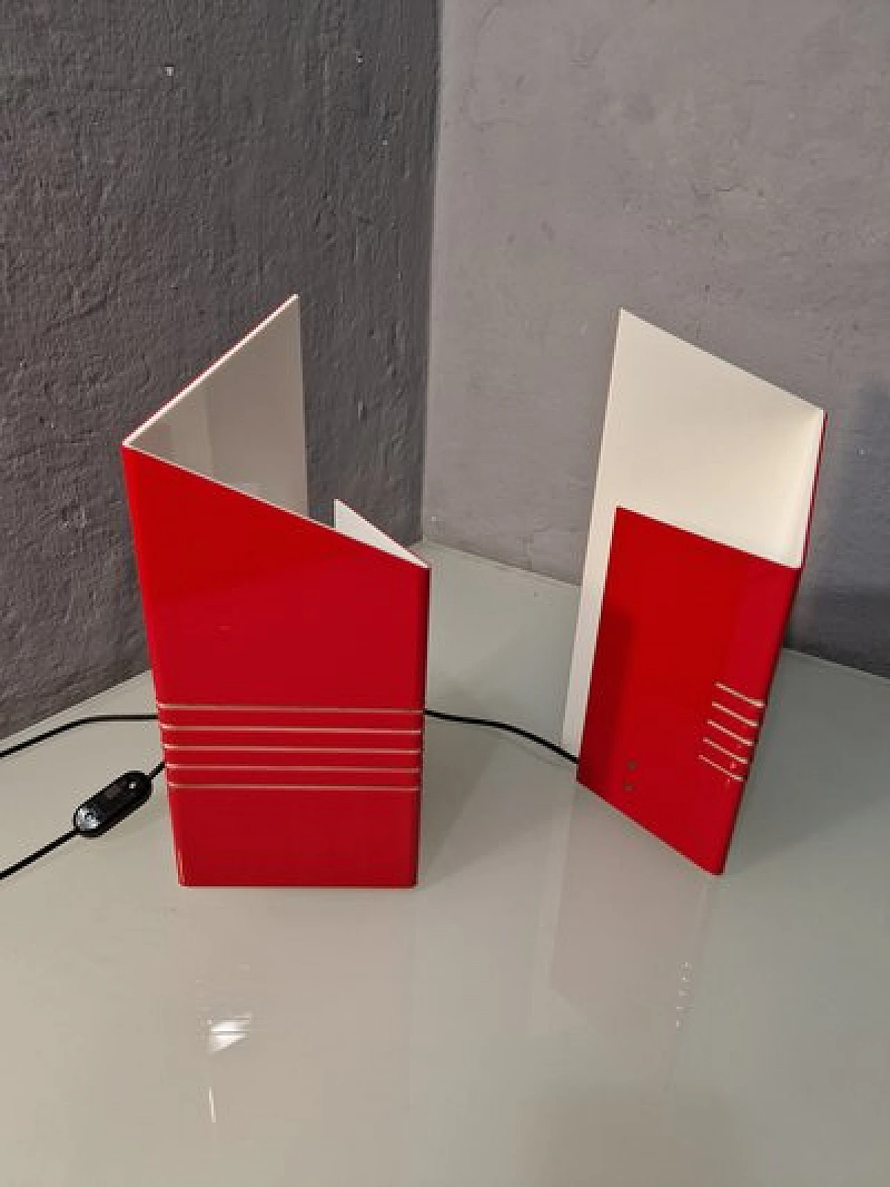 Pair of lamps by Rezzonico and Carmellini for Tronconi, 1980s 7