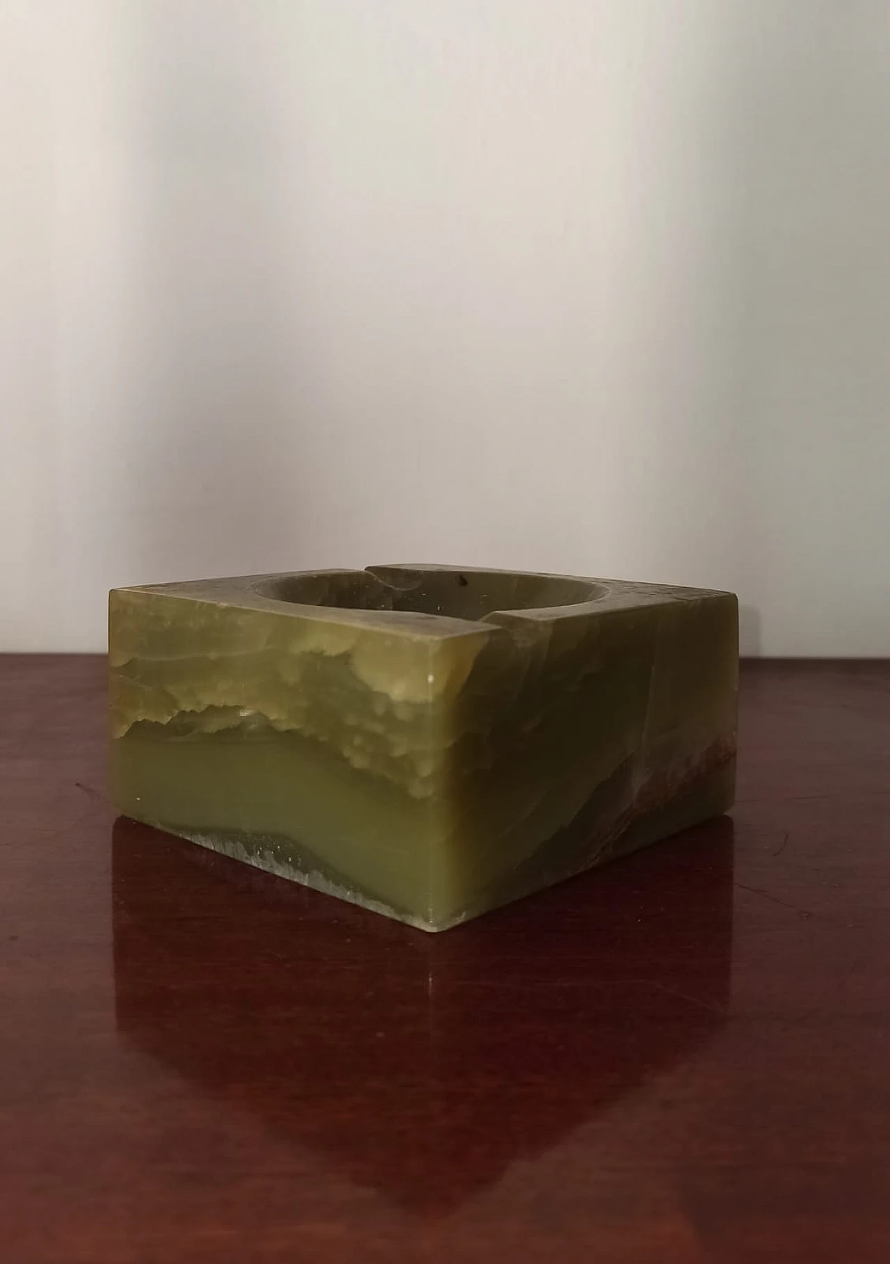 Accendino e posacenere in onice, anni '40 1