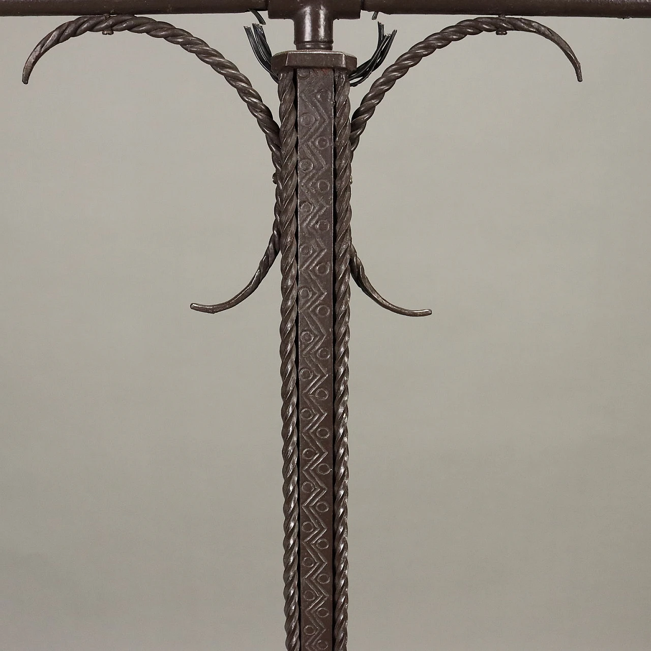Neo-Renaissance style iron menorah 4