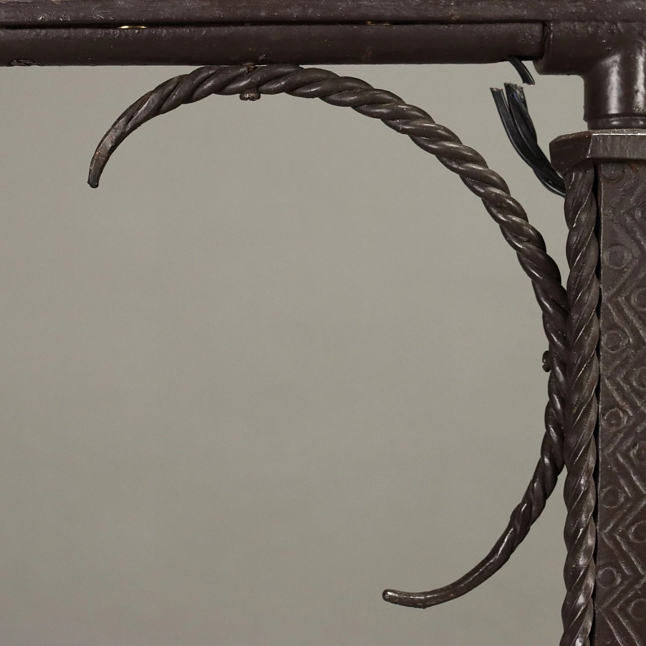 Neo-Renaissance style iron menorah 5