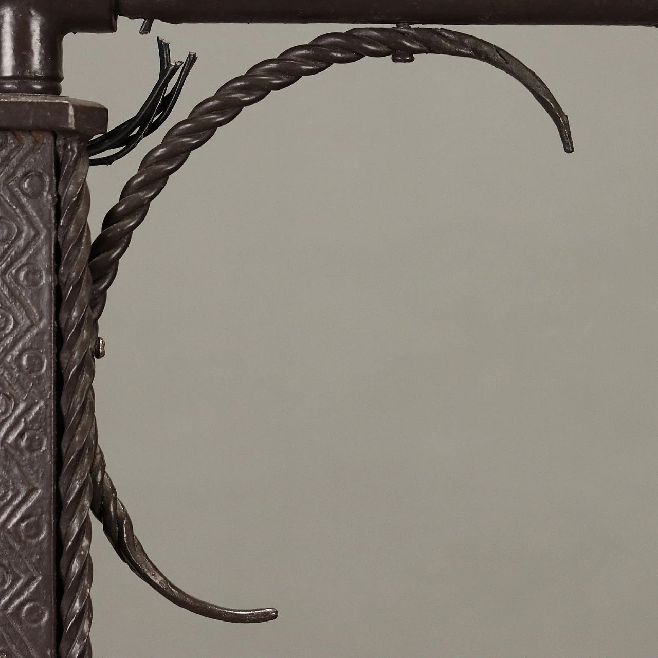 Neo-Renaissance style iron menorah 6