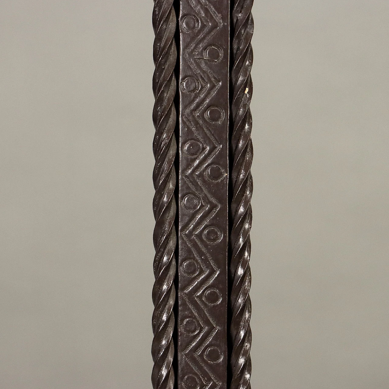 Neo-Renaissance style iron menorah 7