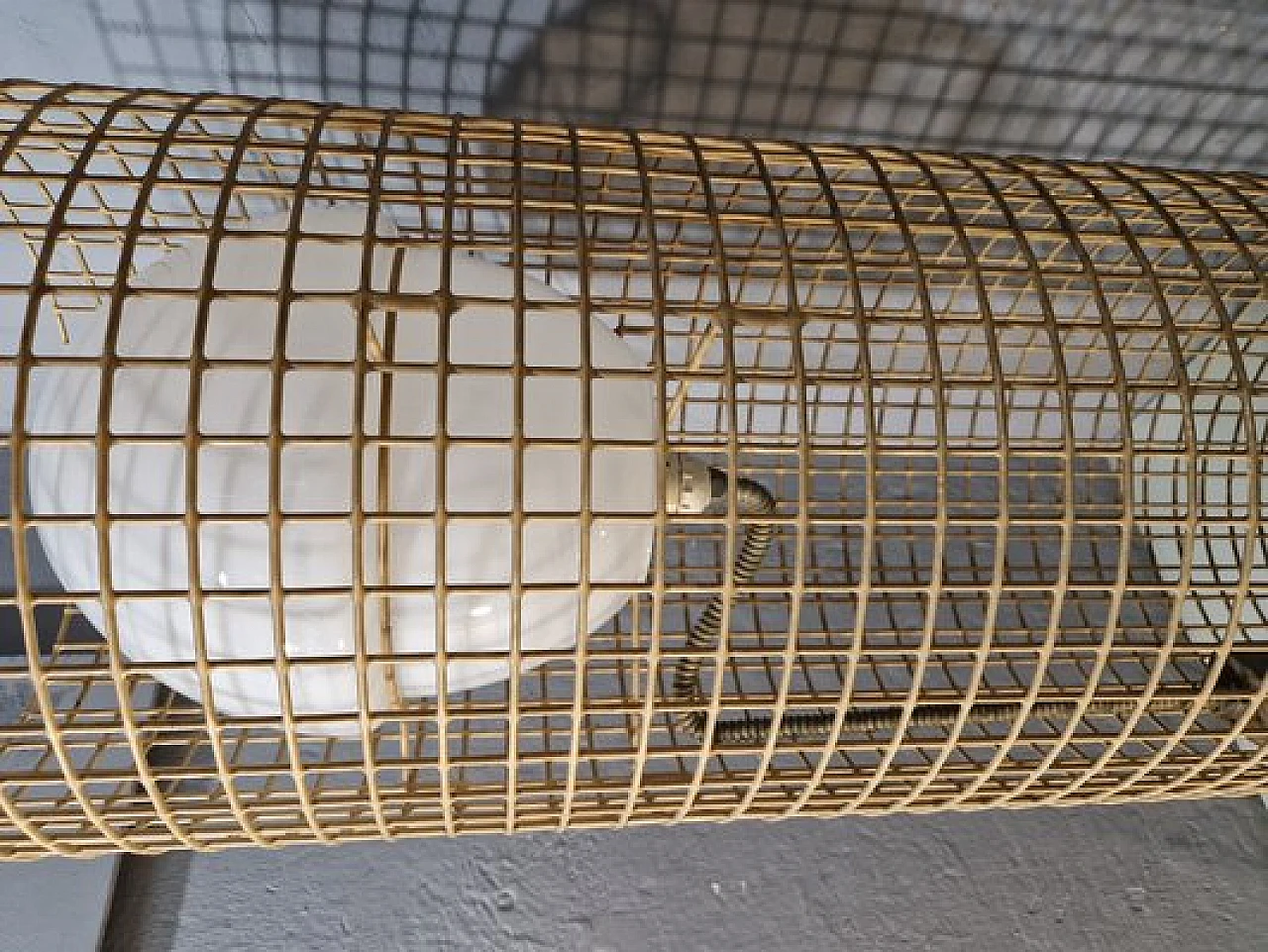 Floor lamp 1102 in gilded iron by Gino Sarfatti for Arteluce, 1950s 10