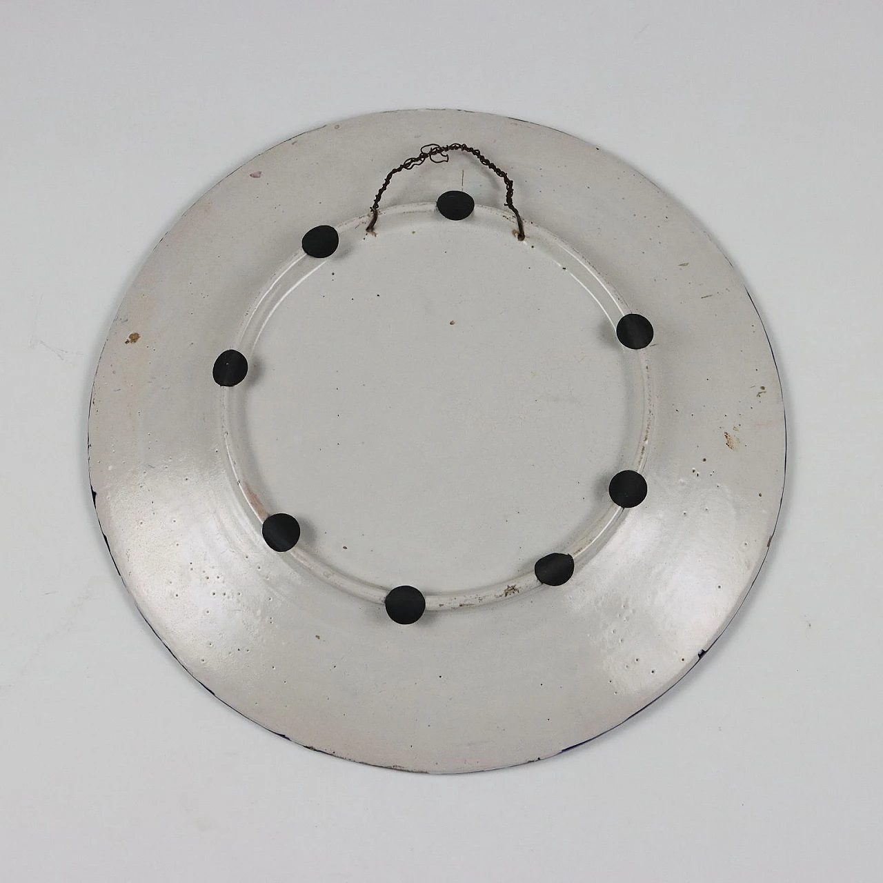 Piatto da parata stile Neorinascimentale in ceramica, inizio '900 7