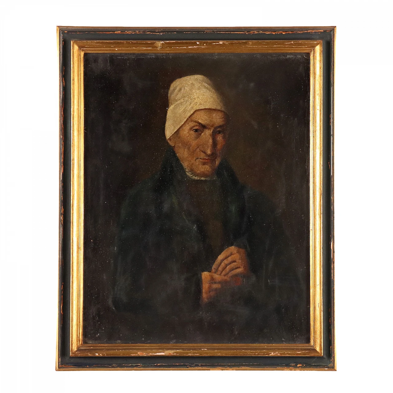 Ritratto di canonico, olio su tela, XIX secolo 1