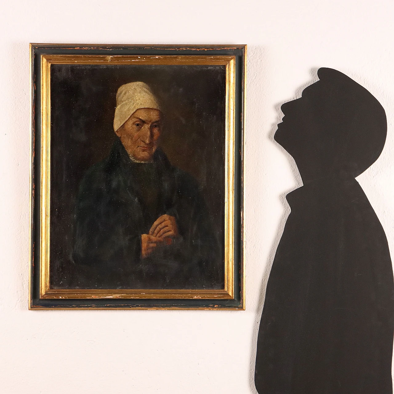 Ritratto di canonico, olio su tela, XIX secolo 2