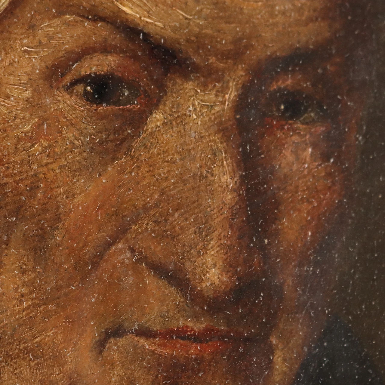 Ritratto di canonico, olio su tela, XIX secolo 4