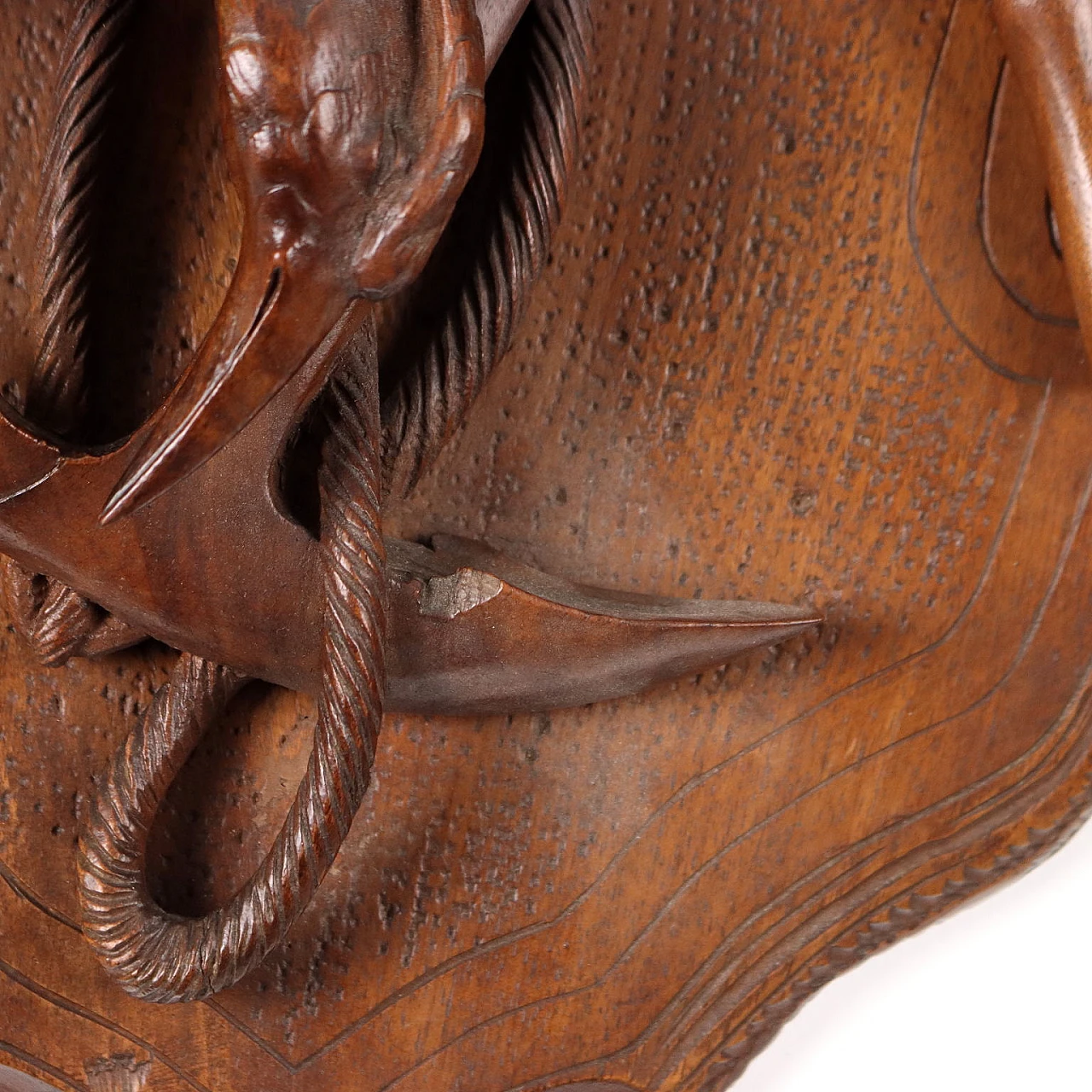 Pair of walnut plaques with game, early 20th century 8