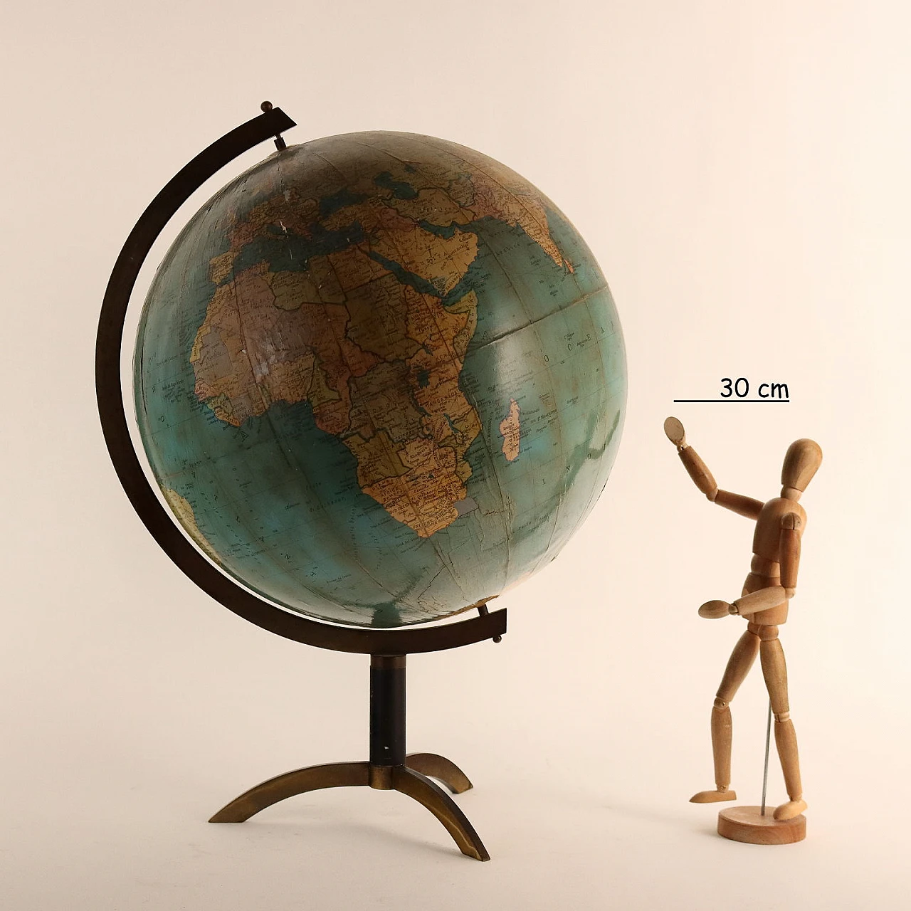 Mappamondo di Editore Bolis Bergamo, anni '50 2