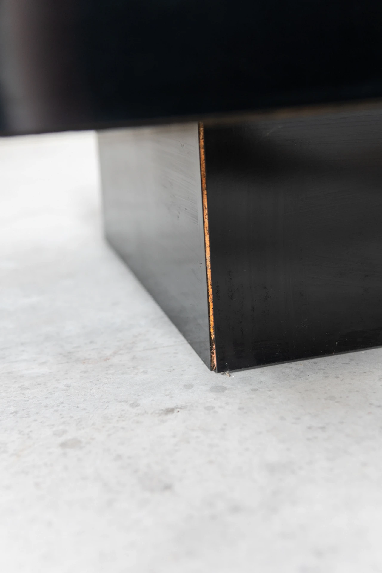 Tavolino in legno e acciaio di Willy Rizzo per Mario Sabot, anni '80 6